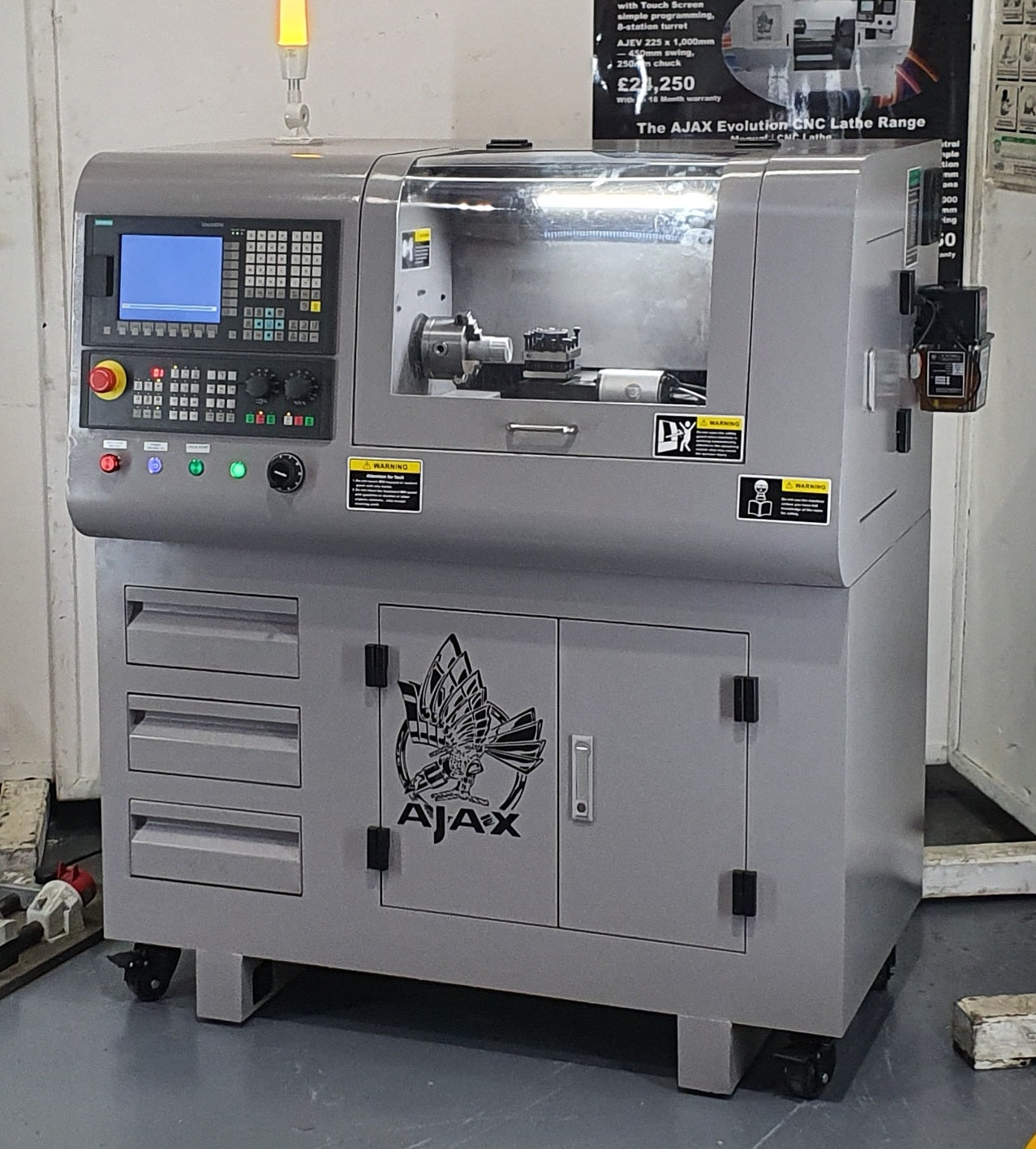 AJAX ATOM MINI CNC LATHE