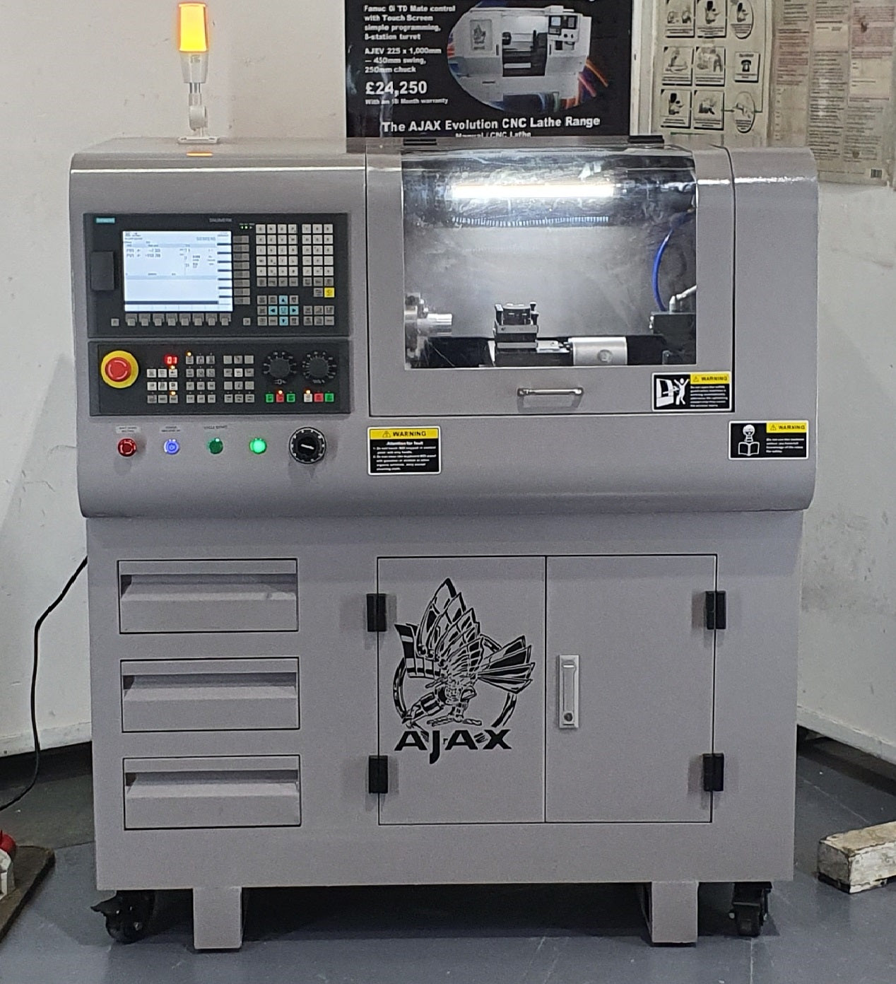 AJAX ATOM MINI CNC LATHE