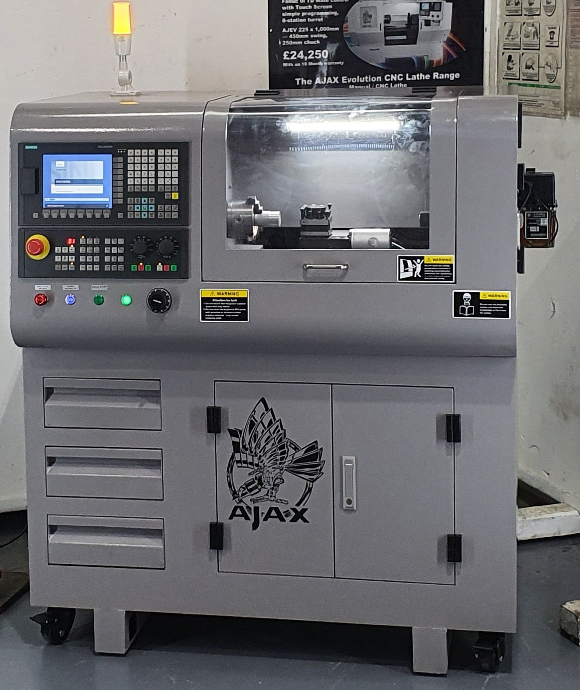 AJAX ATOM MINI CNC LATHE